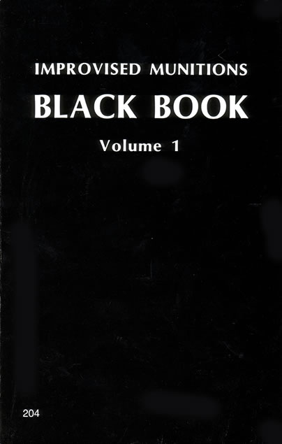 Improvised Munitions Black Book Vol.1 - front